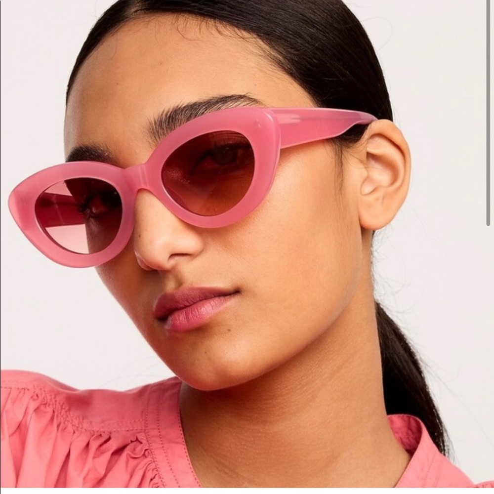 J. Crew Pink Florence Cat Eye Sunglasses - Warm Rose - NEW